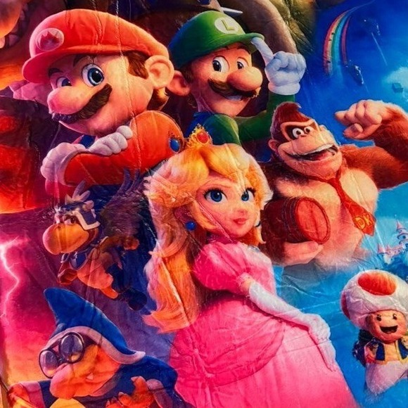 Other - Super Mario Bros Flannel Throw Blanket – 50x60 | Soft & Cozy Gamer Gift